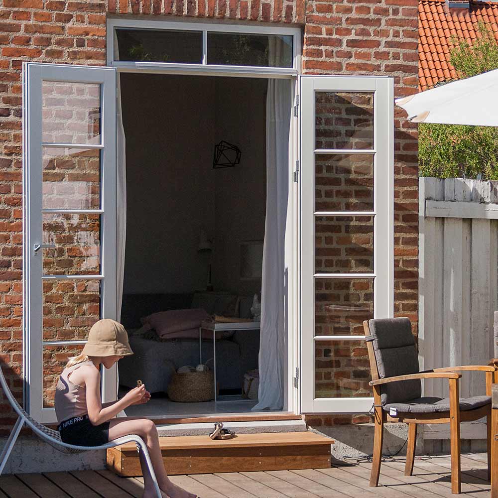 Terrrassed&oslash;r udgang 