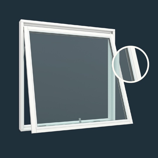 Aluminiumsliste i vinduer