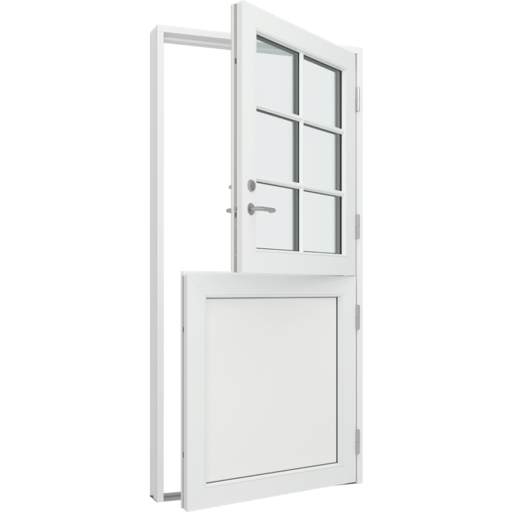 Staldd&oslash;r tr&aelig;/alu