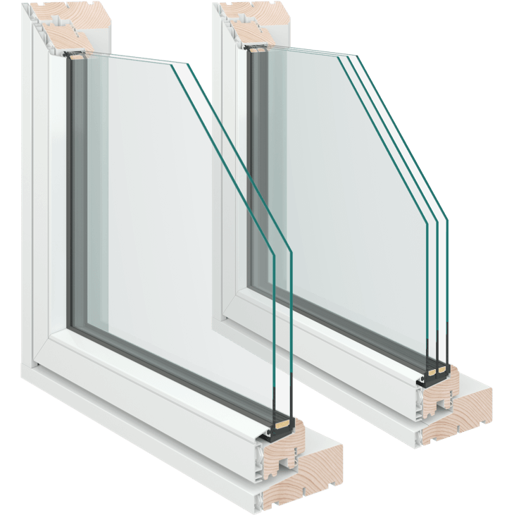 tr&aelig; alu vinduer