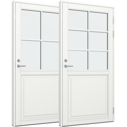 Facaded&oslash;r med sprosser 