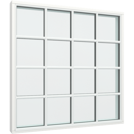 Fastkarmsvindue sprosser