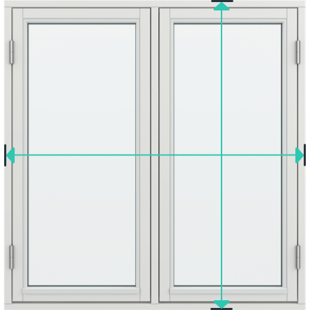 Palævinduer hulmål